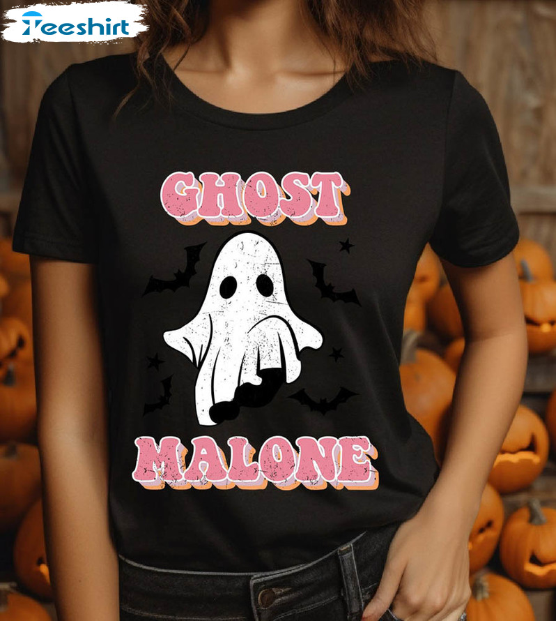 Must Have Ghost Malone Shirt, Limited Crewneck Sweater Gift For Halloween