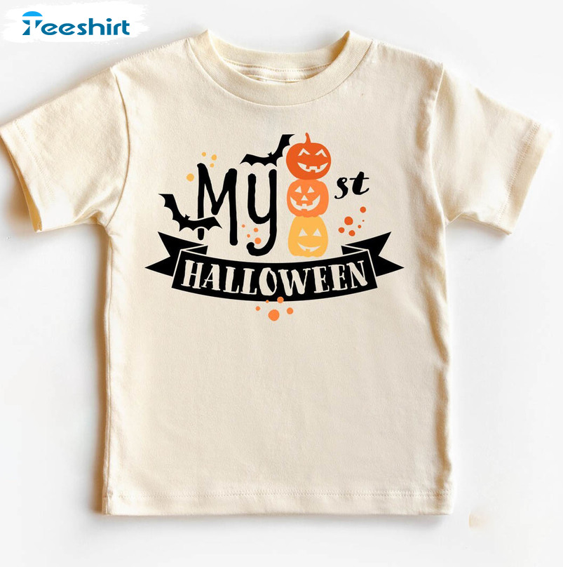 My First Halloween Cute Shirt, 1st Halloween Sweatshirt Crewneck