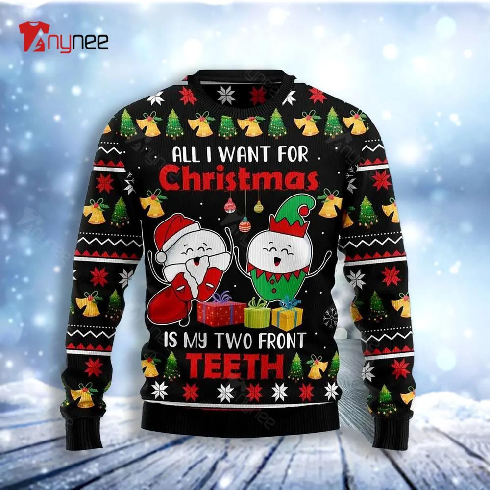 My Two Front Teeth Ugly Christmas Sweater- Best Christmas Gifts 2023