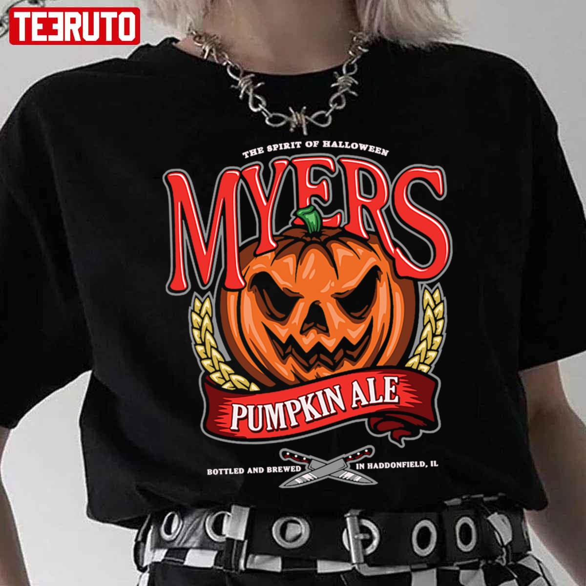 Myers Pumpkin Ale Michael Myers Halloween Unisex T-Shirt