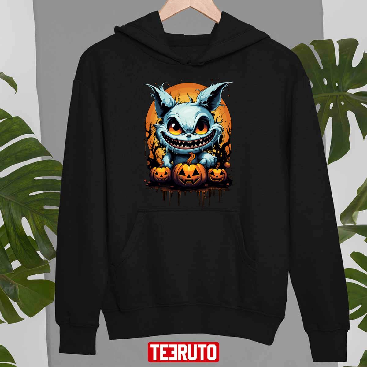 Mysteriously Charming Cartoon Villains Halloween Unisex Sweatshirt