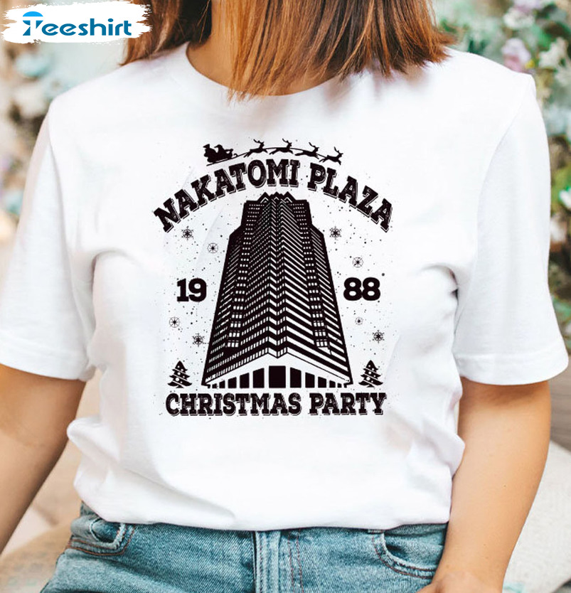 Nakatomi Plaza Christmas Party 1988 Shirt, Funny Xmas Unisex Hoodie Tee Tops