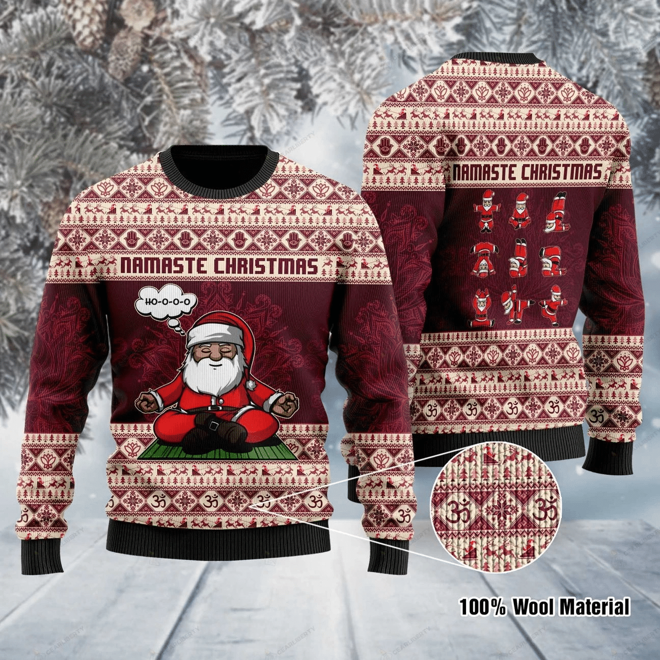 Namaste Ugly Christmas Sweater | For Men & Women | Adult | US1096- Best Christmas Gifts 2023