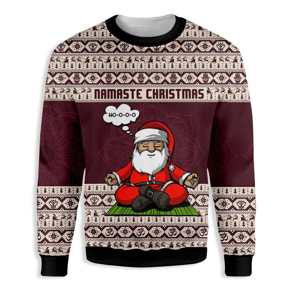 Namaste Ugly Christmas Sweater | For Men & Women | Adult | US3183- Best Christmas Gifts 2023