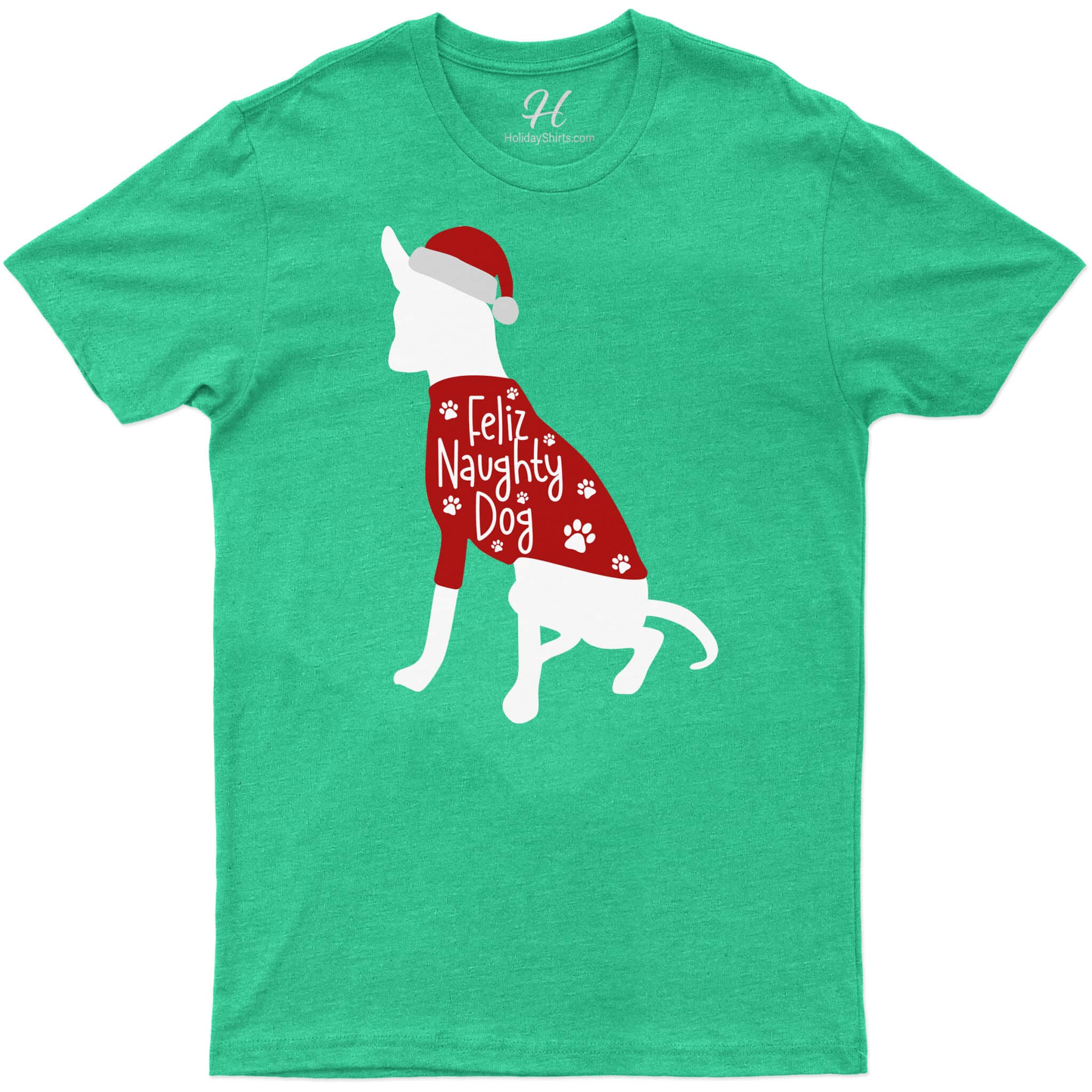 Naughty Dog Feliz Christmas Shirt