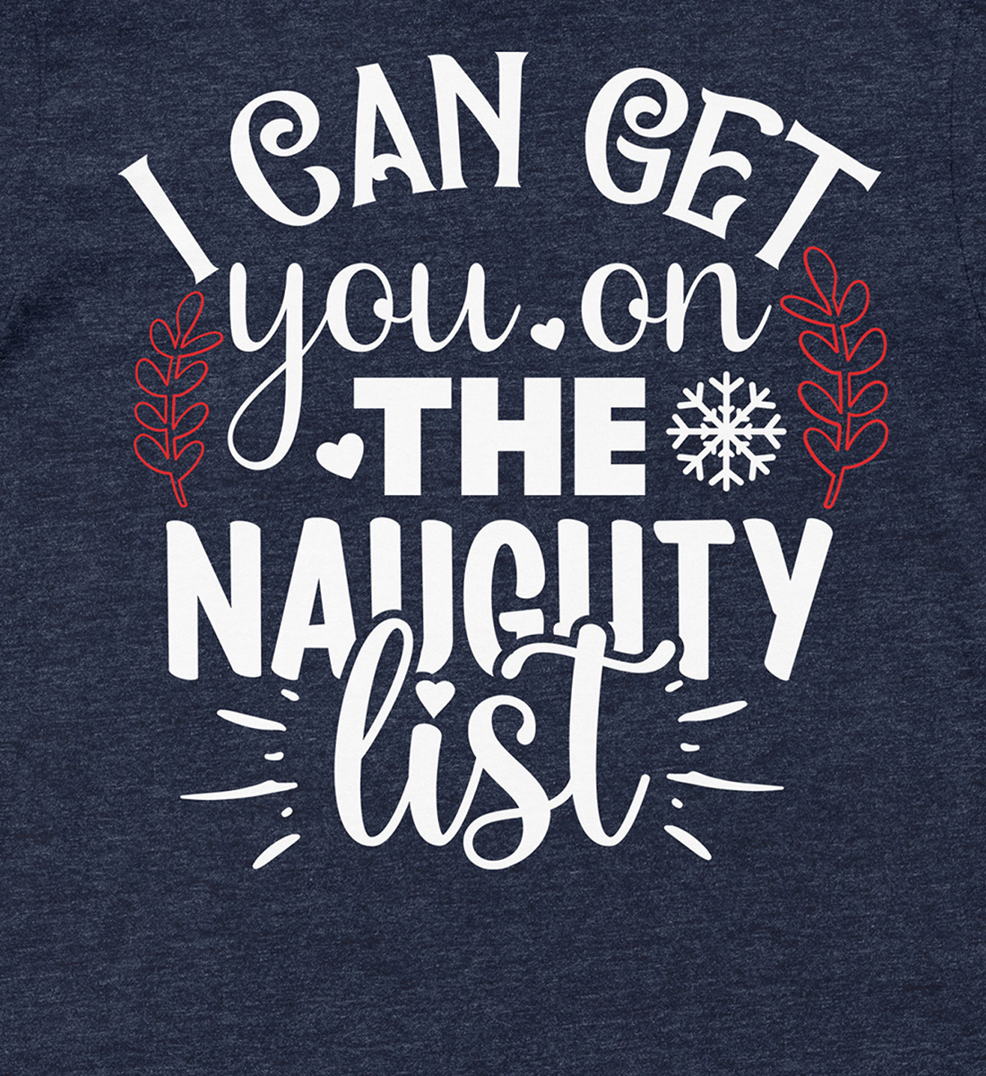 Naughty List Dare Christmas Shirt