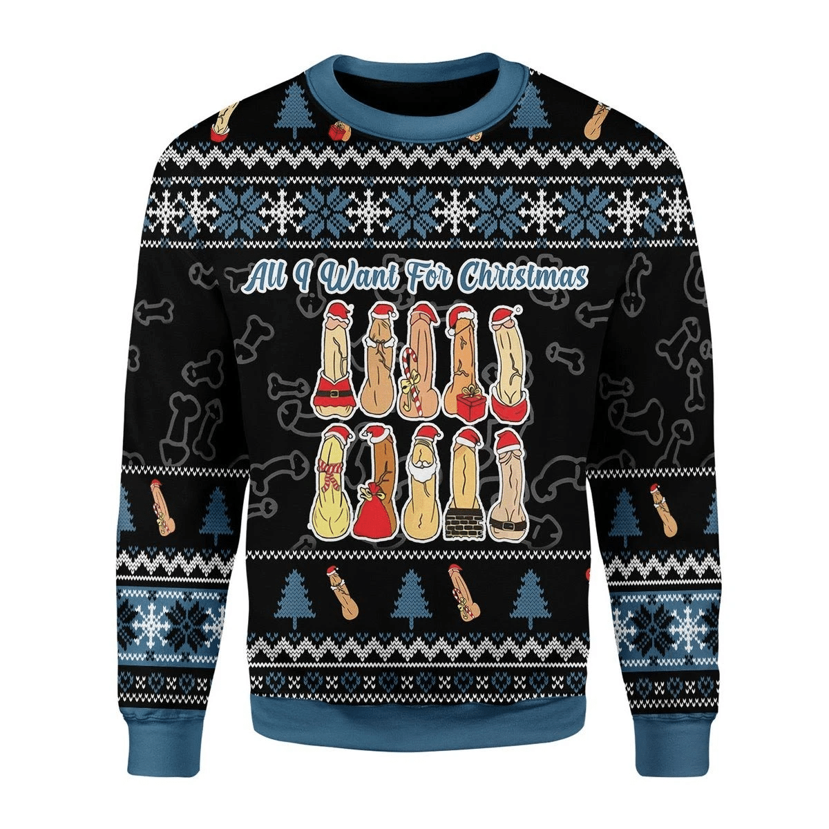 Naughty Ugly Christmas Sweater | For Men & Women | Adult | US3449- Best Christmas Gifts 2023