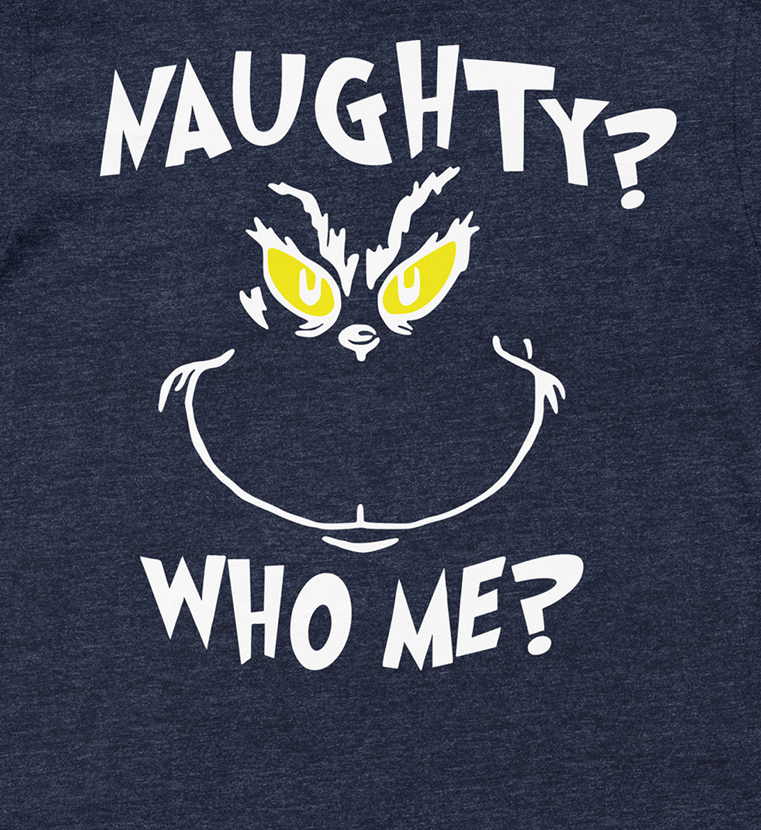 Naughty? Who Me? Festive Christmas Shirt