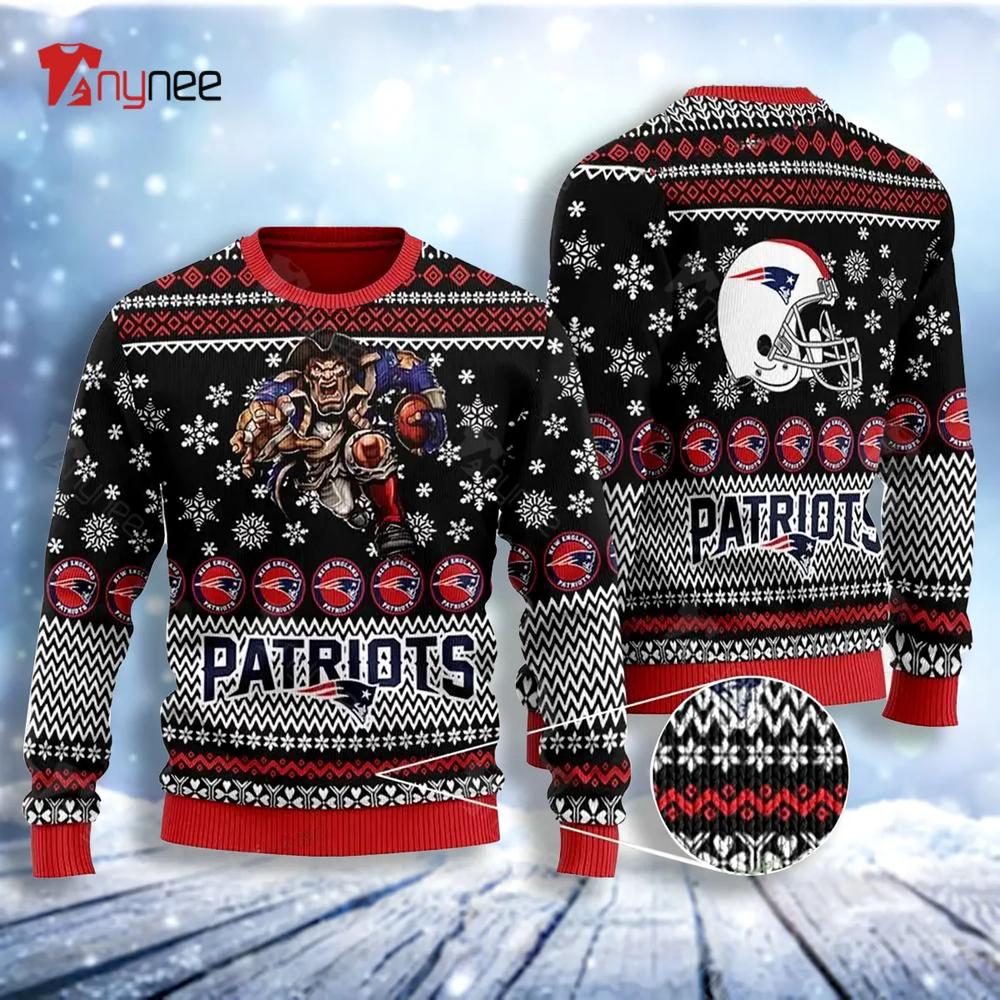 New England Patriot Ugly Christmas Sweater- Best Christmas Gifts 2023