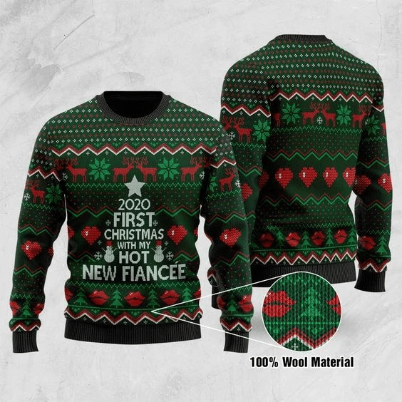 New Fiancee Ugly Christmas Sweater | For Men & Women | Adult | US1868- Best Christmas Gifts 2023