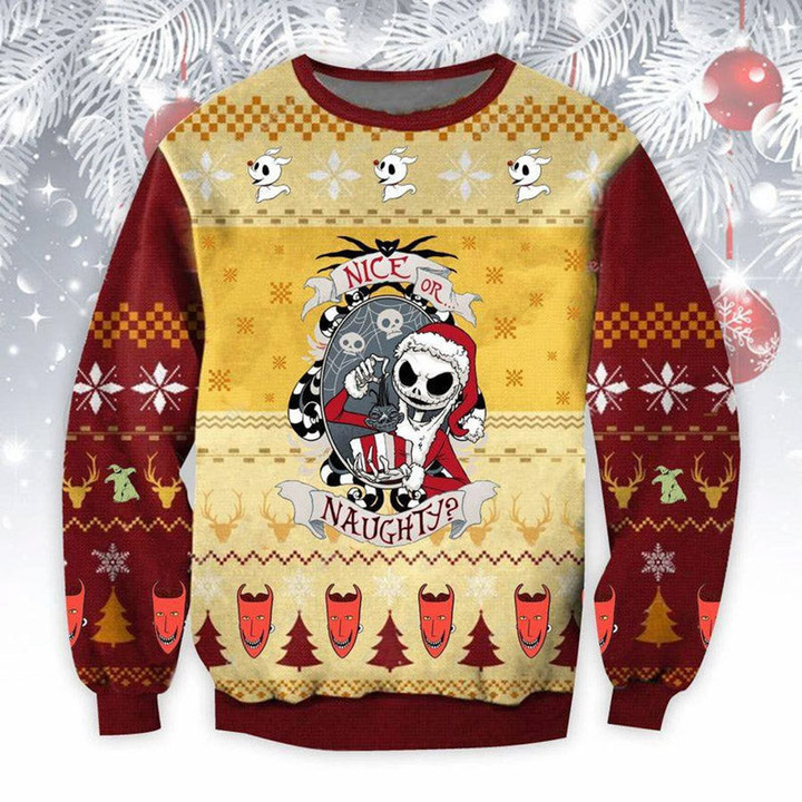 Nice Or Naughty Christmas Sweater – Best Christmas Gifts 2023