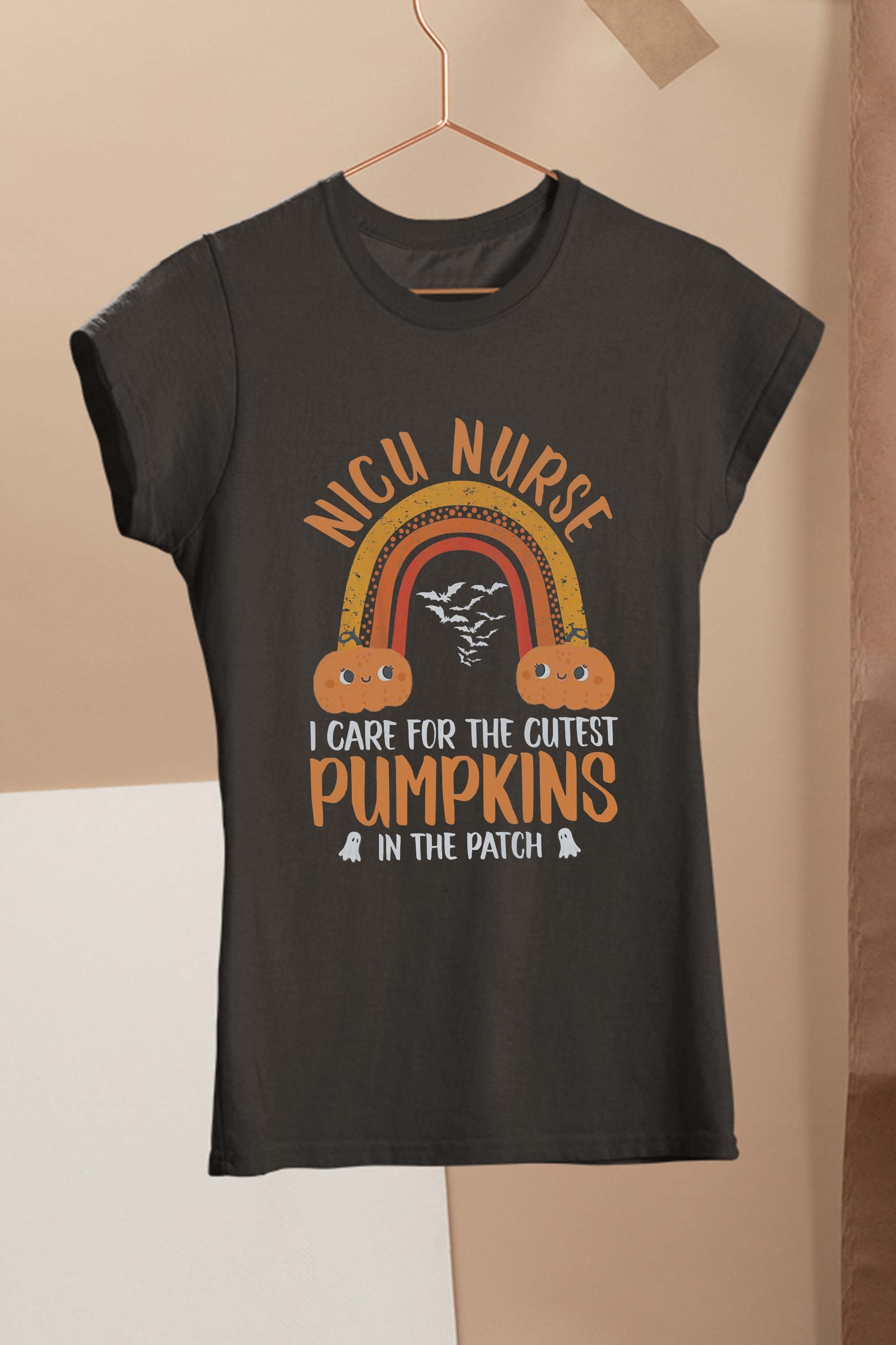 NICU Nurse Cutest Pumpkins In The Patch Halloween Costume T-Shirt