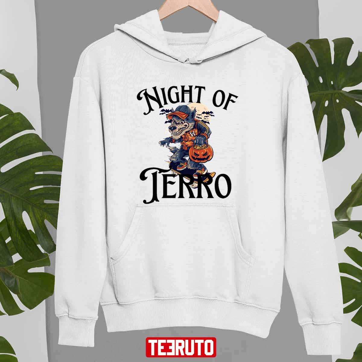 Night Of Terro Halloween Costume Unisex Sweatshirt