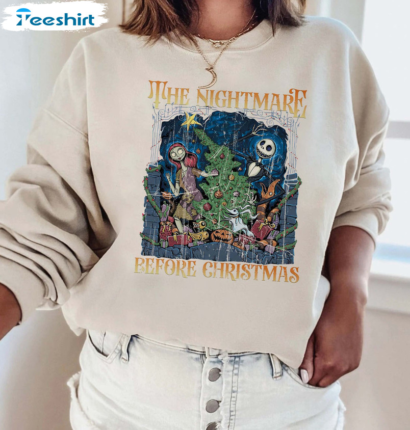 Nightmare Before Christmas Shirt, Christmas Squad Crewneck Sweater