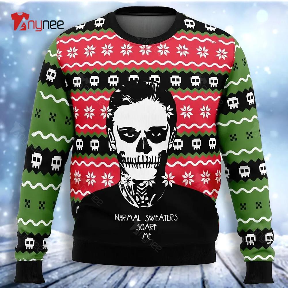 Normal Sweaters Scare Me American Horror Story Ugly Christmas Sweater- Best Christmas Gifts 2023