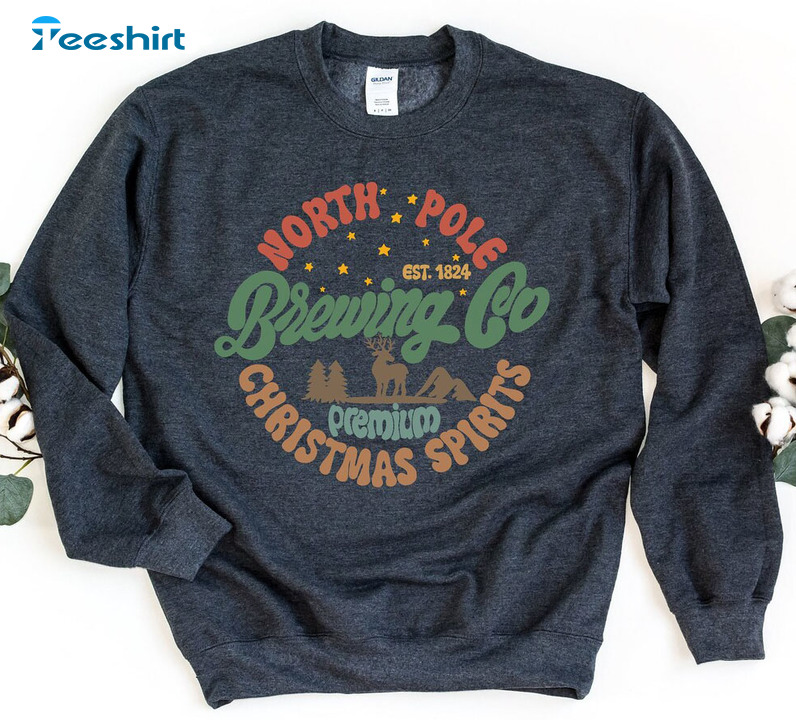 North Pole Brewing Co Shirt – Christmas Spirit Brewing Sweatshirt Tee Tops