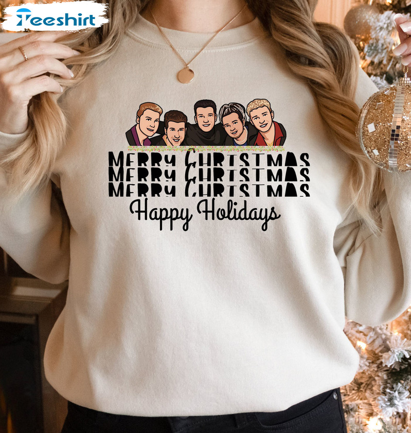 N’Sync Christmas Shirt – Merry Christmas Long Sleeve Sweater