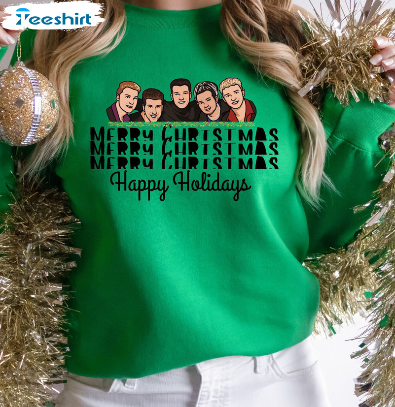 N’Sync Christmas Shirt – Merry Christmas Long Sleeve Sweater