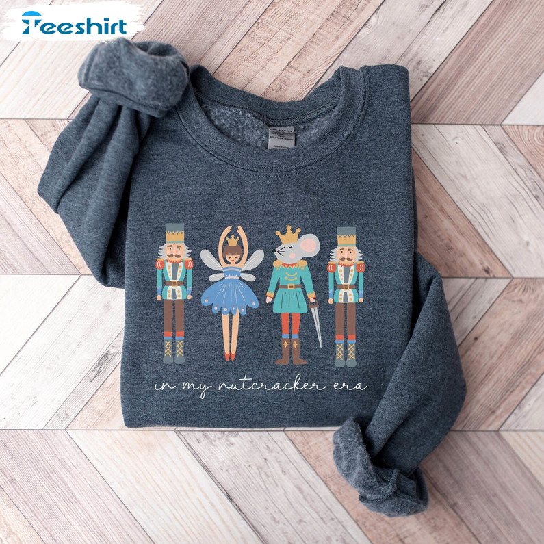 Nutcracker Christmas Shirt, Sugar Plum Fairy Tee Tops Short Sleeve