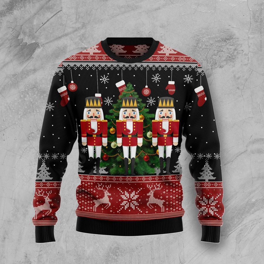 Nutcracker Christmas Tree Ugly Christmas Sweater | For Men & Women | Adult | US1369- Best Christmas Gifts 2023