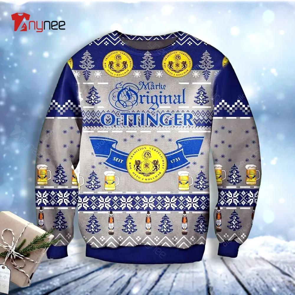 Oettinger Beer Ugly Christmas Sweater- Best Christmas Gifts 2023