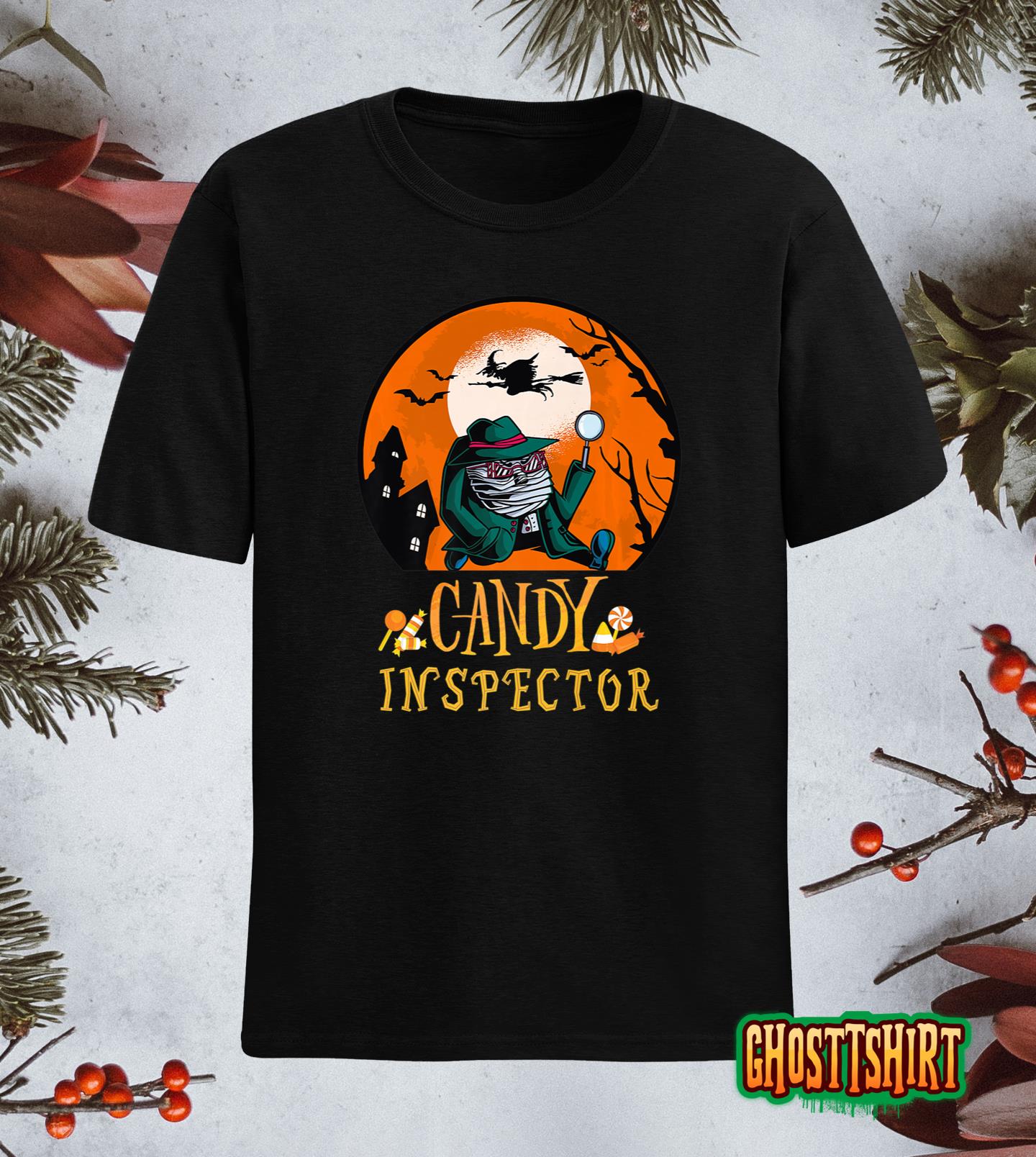 Official Candy Inspector for Mom or Dad – Halloween 2022 Premium T-Shirt