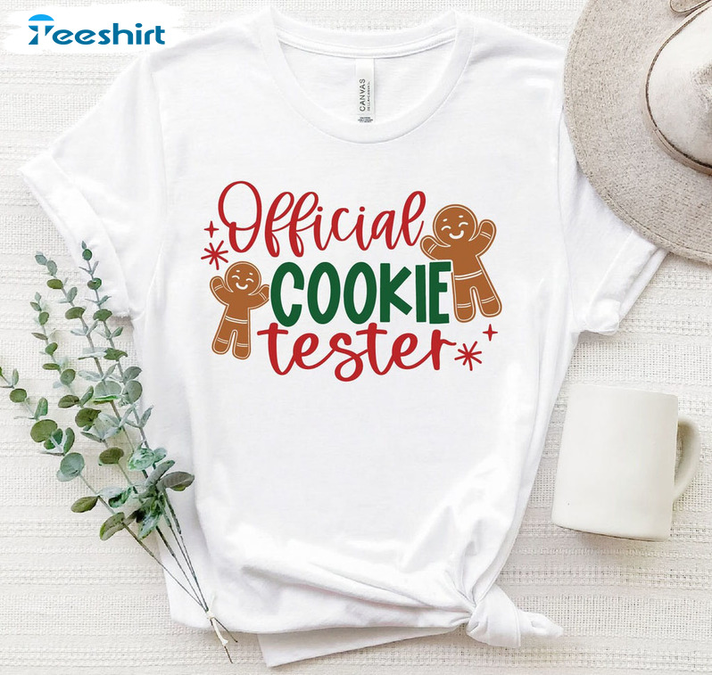 Official Cookie Taster Vinatge Shirt, Family Christmas Unisex Hoodie Tee Tops