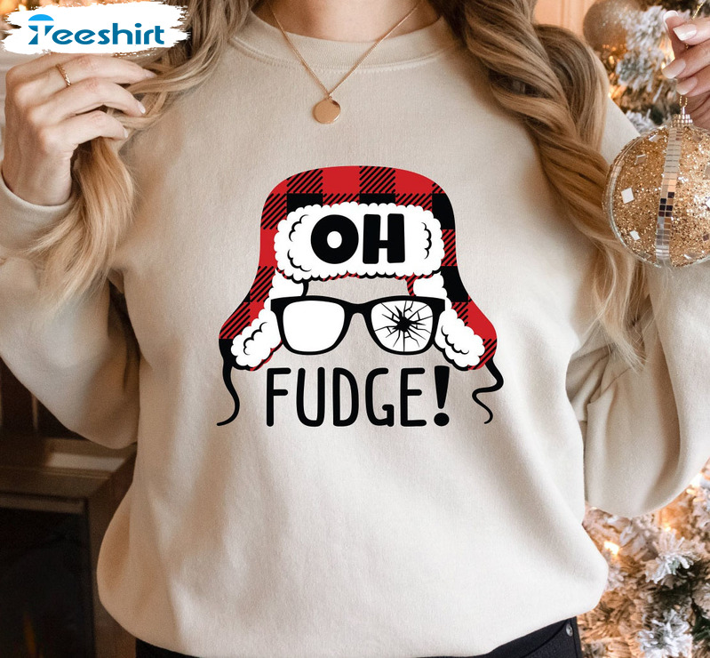 Oh Fudge Christmas Funny Shirt, Trending Short Sleeve Unisex T-shirt