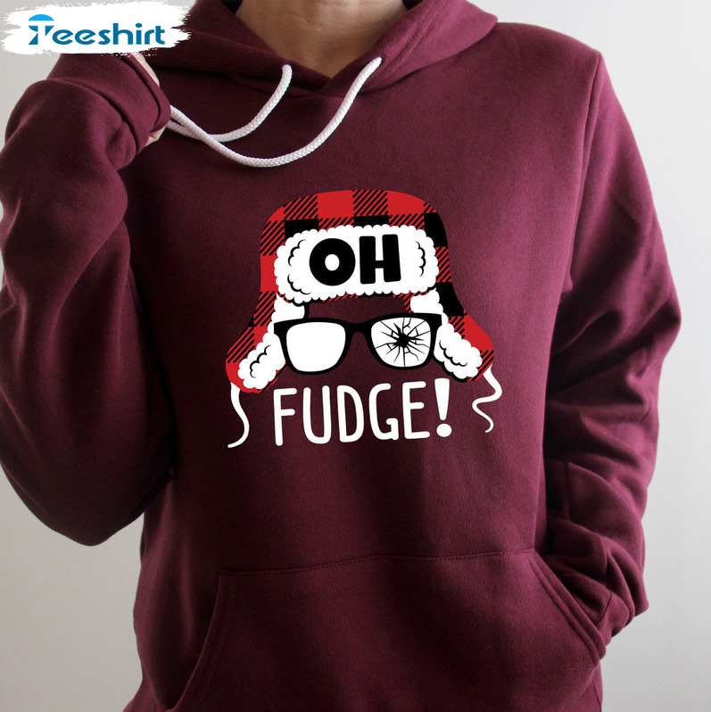 Oh Fudge Christmas Funny Shirt, Trending Short Sleeve Unisex T-shirt