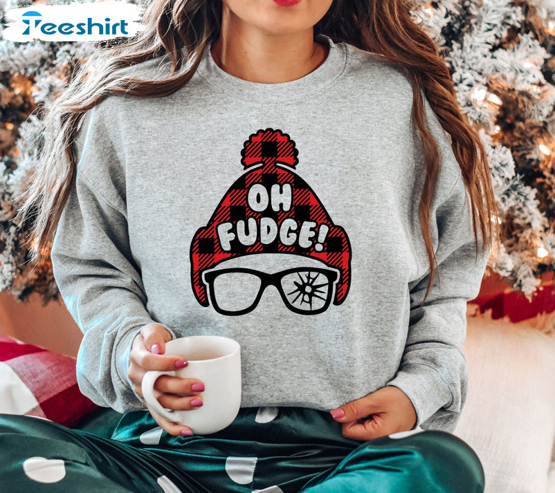 Oh Fudge Christmas Shirt, Christmas Vacation Tee Tops Unisex Hoodie