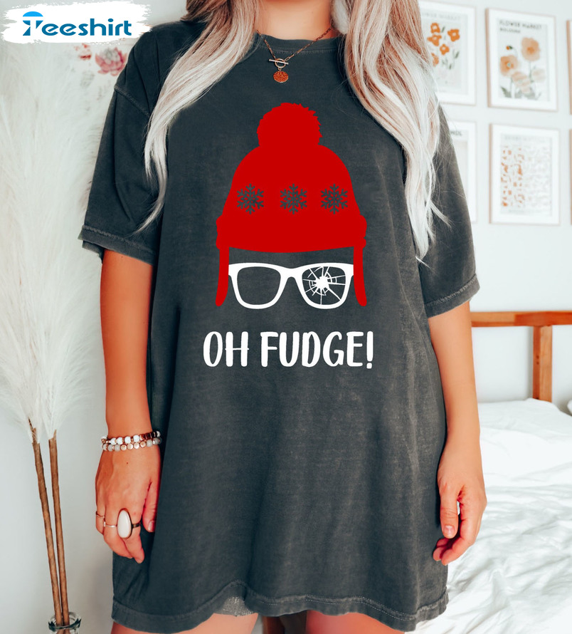 Oh Fudge Christmas Sweatshirt, Christmas Vacation Hoodie Crewneck