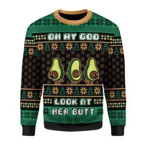 Oh My God Look At Her Ugly Christmas Sweater | For Men & Women | Adult | US3343- Best Christmas Gifts 2023