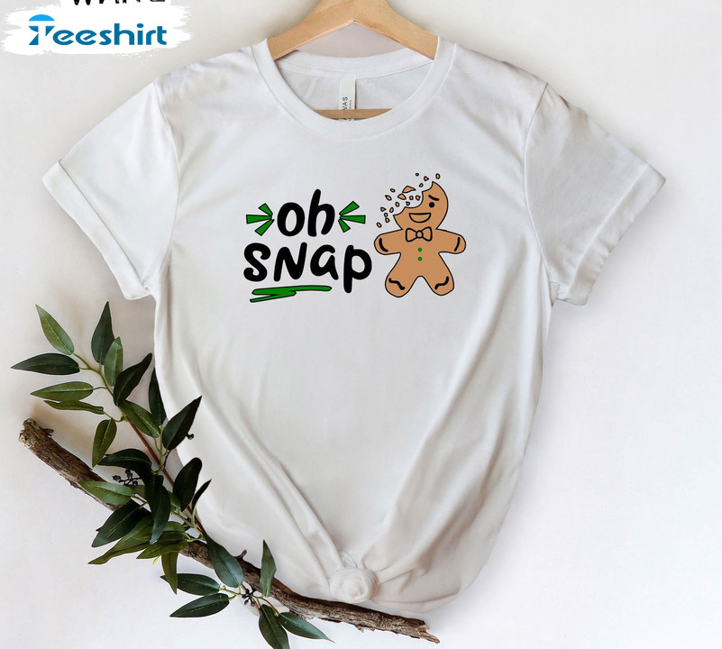 Oh Snap Christmas Shirt, Eaten Gingerbread Tee Tops Unisex T-shirt