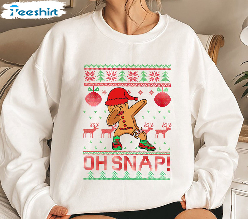 Oh Snap Sweatshirt, Christmas Unisex Hoodie Crewneck