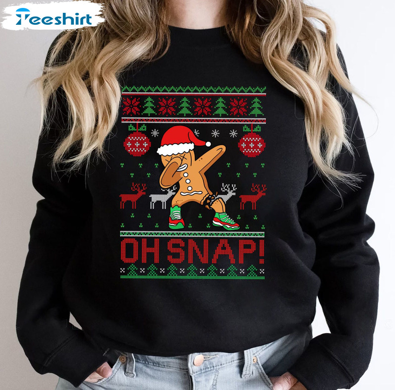 Oh Snap Sweatshirt, Christmas Unisex Hoodie Crewneck