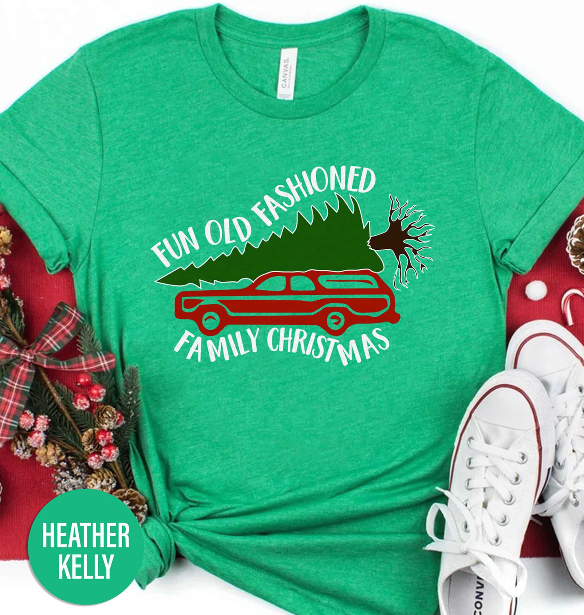 Old Fashioned Family Xmas Fun Shirt