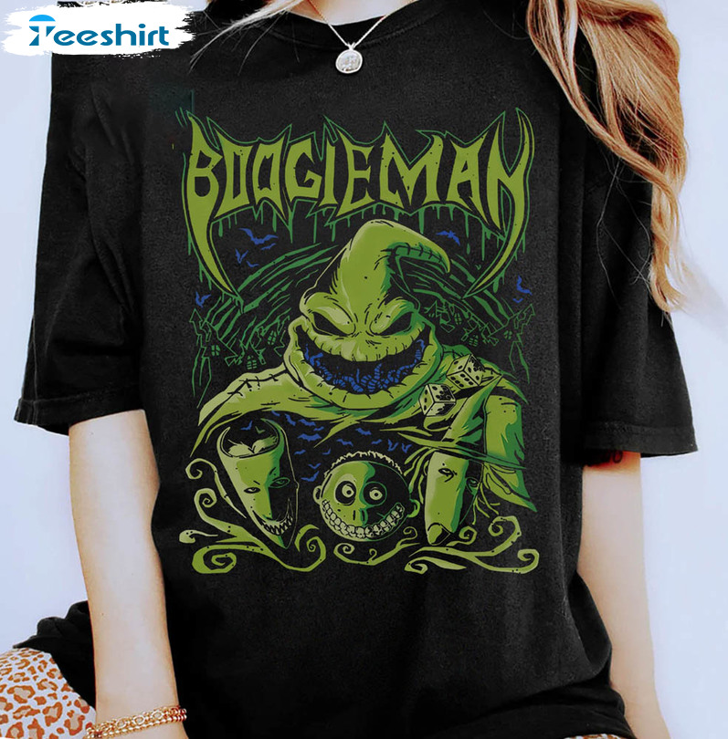 Oogie Boogie Funny Shirt, The Nightmare Before Christmas Unisex T-shirt Crewneck