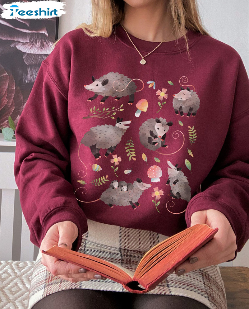 Opossum Christmas Shirt, Vintage Unisex Hoodie Tee Tops