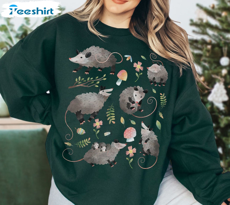 Opossum Christmas Shirt, Vintage Unisex Hoodie Tee Tops