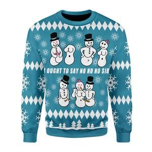 Ought To Say No No No Sir Ugly Christmas Sweater | For Men & Women | Adult | US3547- Best Christmas Gifts 2023