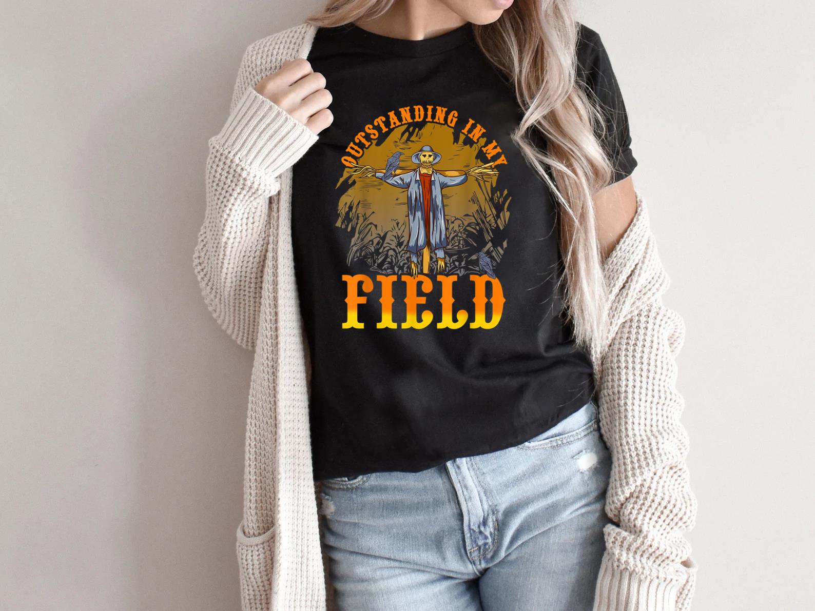 Outstanding In My Field Halloween T-Shirt