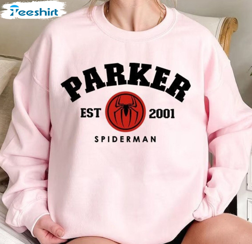 Parker Spiderman Est 2001 Shirt, Christmas Crewneck Unisex Hoodie