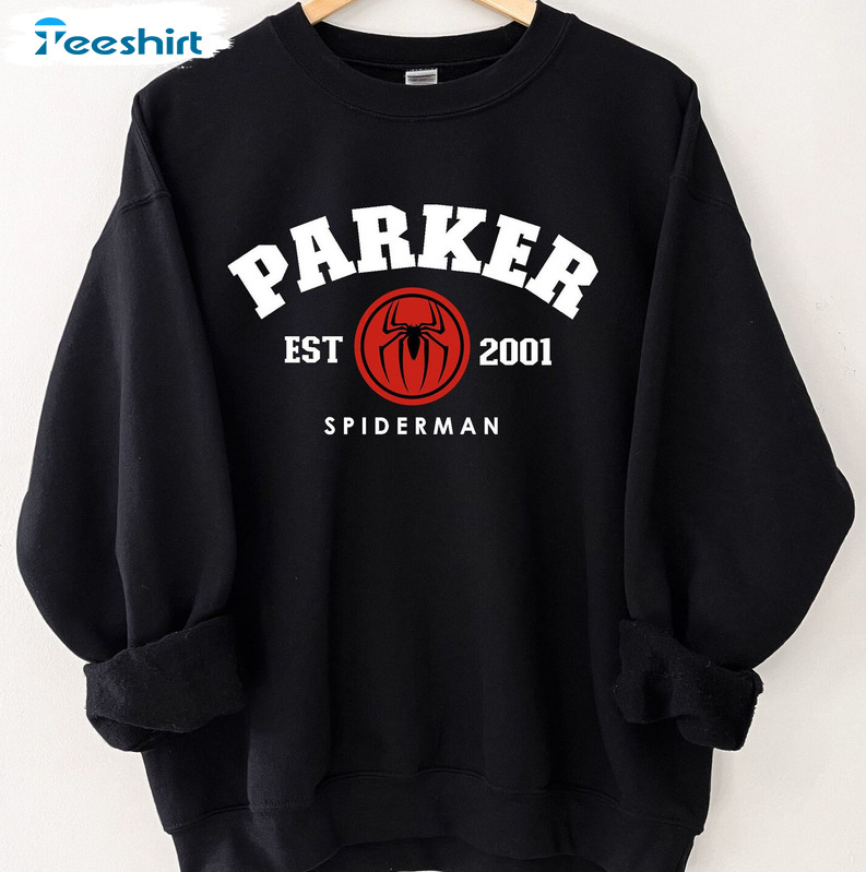 Parker Spiderman Est 2001 Shirt, Christmas Crewneck Unisex Hoodie