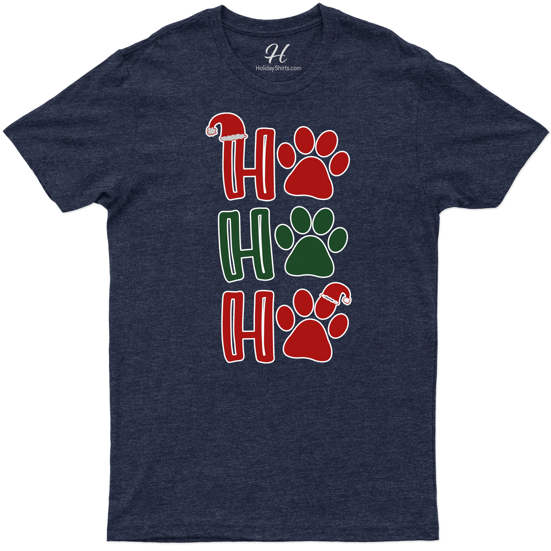 Paws & Ho Ho Ho Christmas Shirt