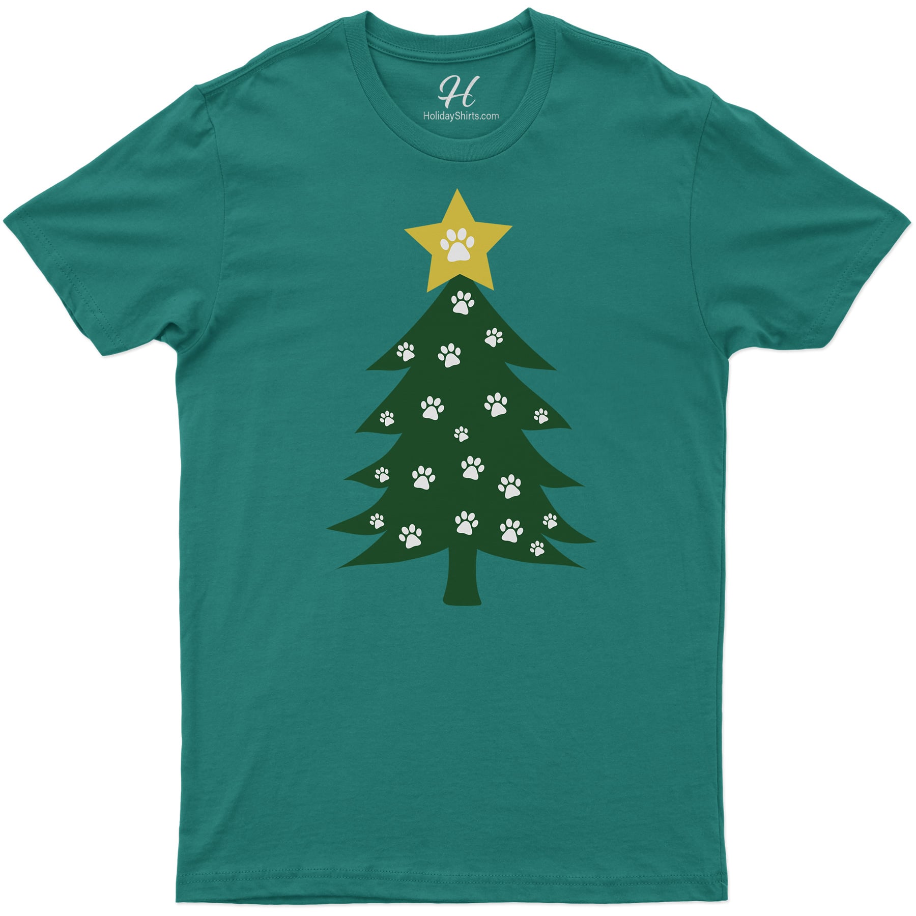 Pawsome Christmas Tree Shirt