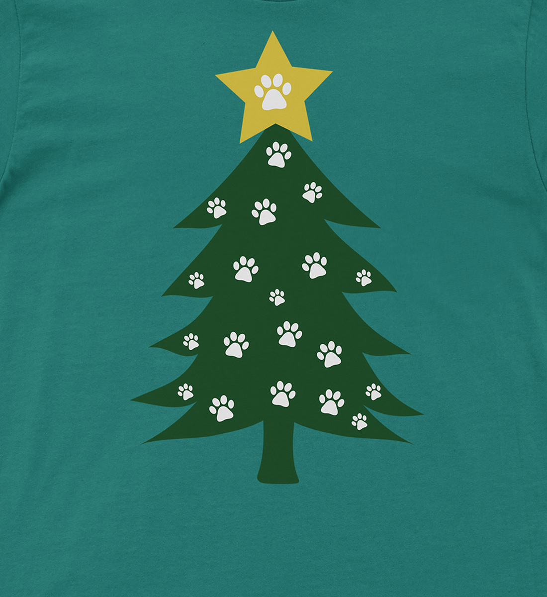 Pawsome Christmas Tree Shirt