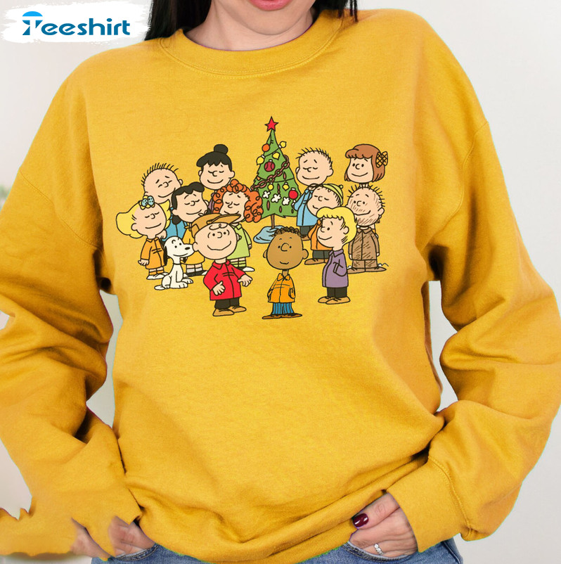 Peanut Gallery Christmas Vintage Shirt, Snoopy Unisex Hoodie Crewneck