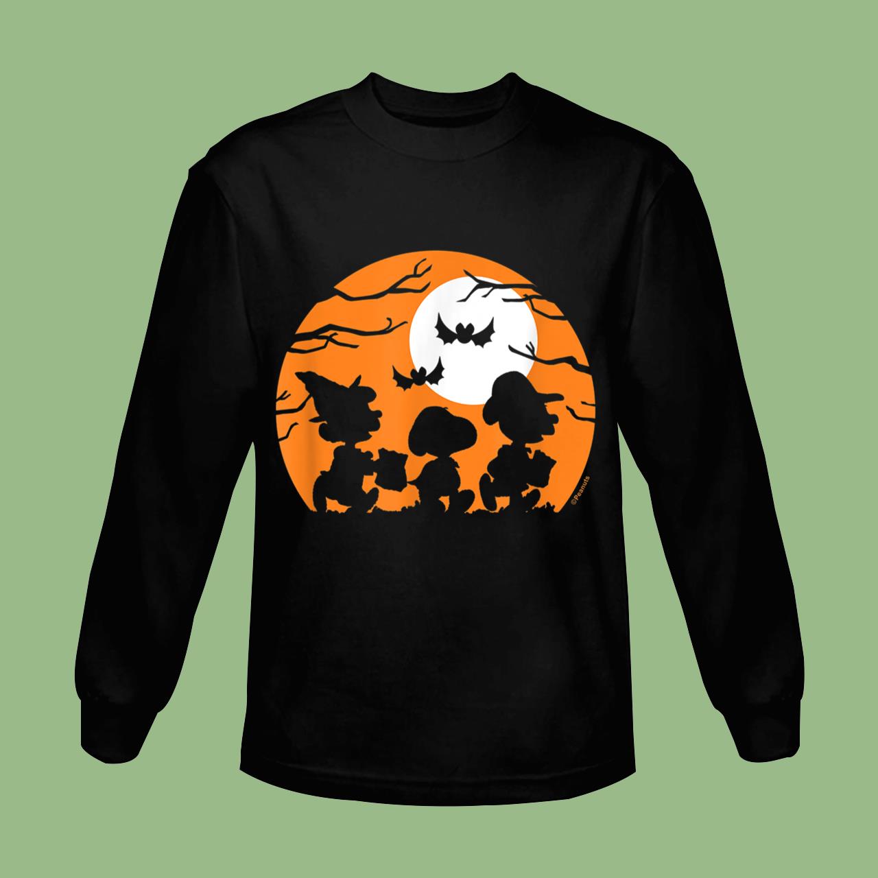 Peanuts – Halloween – Trick Or Treat Silhouettes T-Shirt