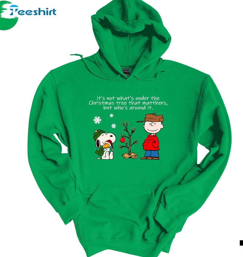 Peanuts Snoopy Christmas Shirt, Christmas Spirit Unisex T-shirt Tee Tops