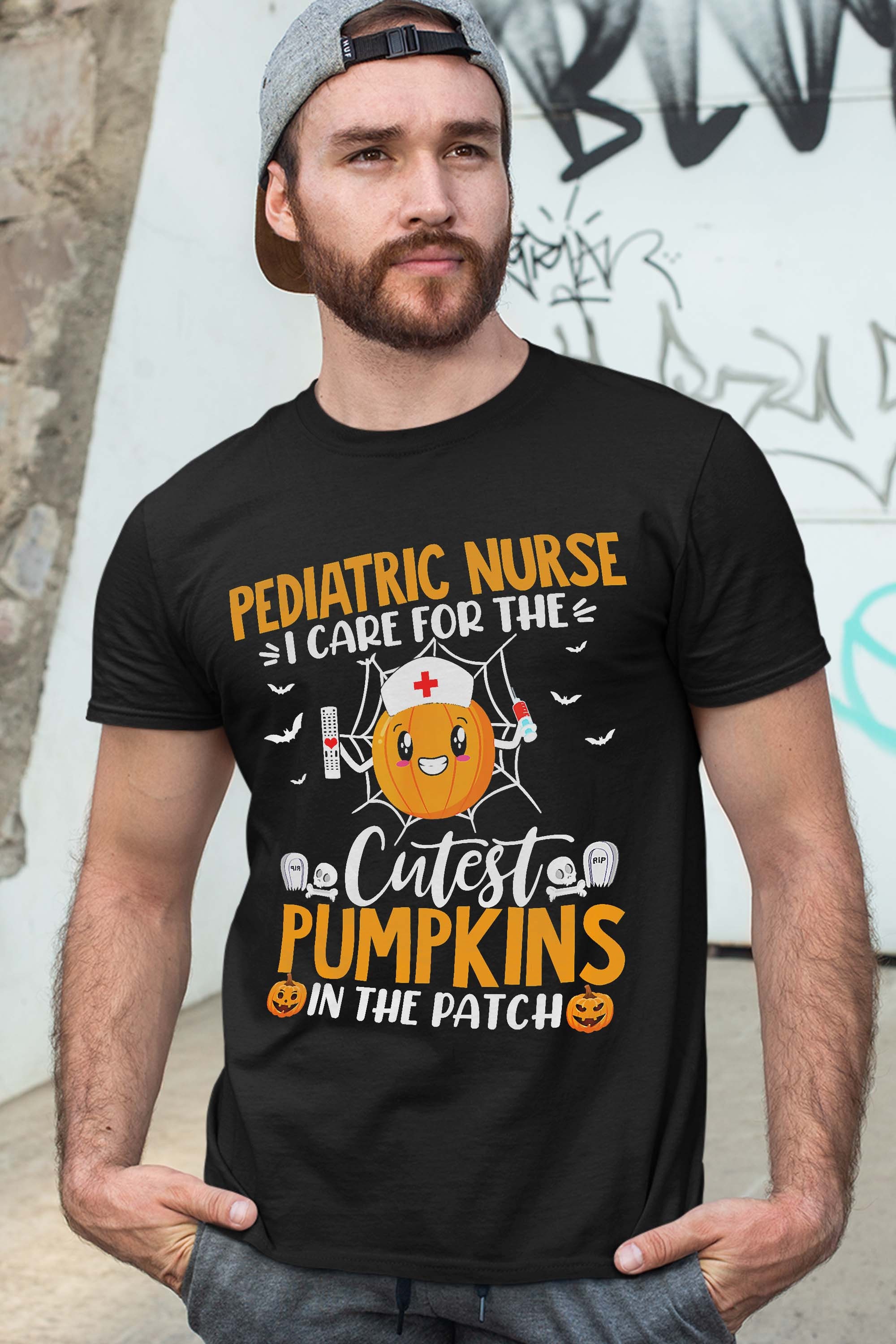 Pediatric Nurse Halloween Party Costume Nurse Squad Gifts T-Shirt